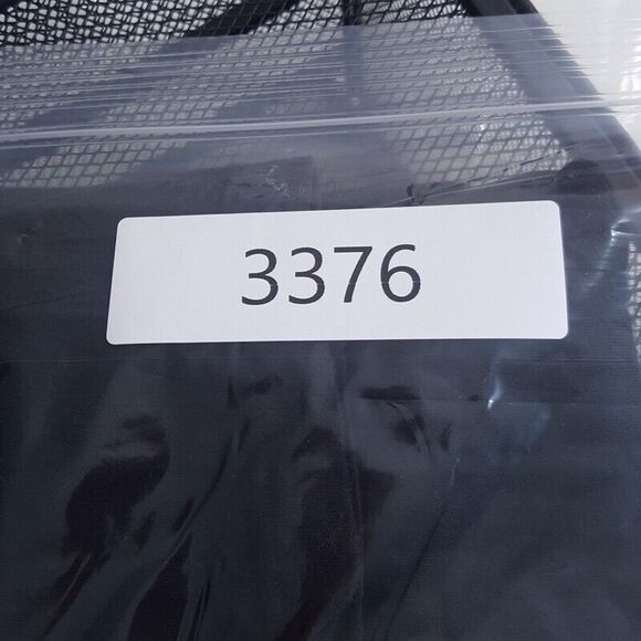 VICTORIAS SECRET PINK Womens Top Large Black Pullover Oversized Pizza College - Picture 7 of 7